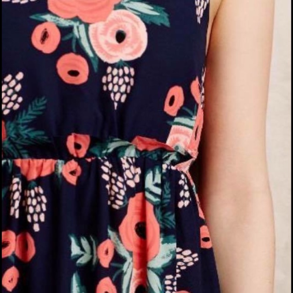 Paper Crown Rifle Paper Co Posey Bouquet Dress M - Picture 2 of 7